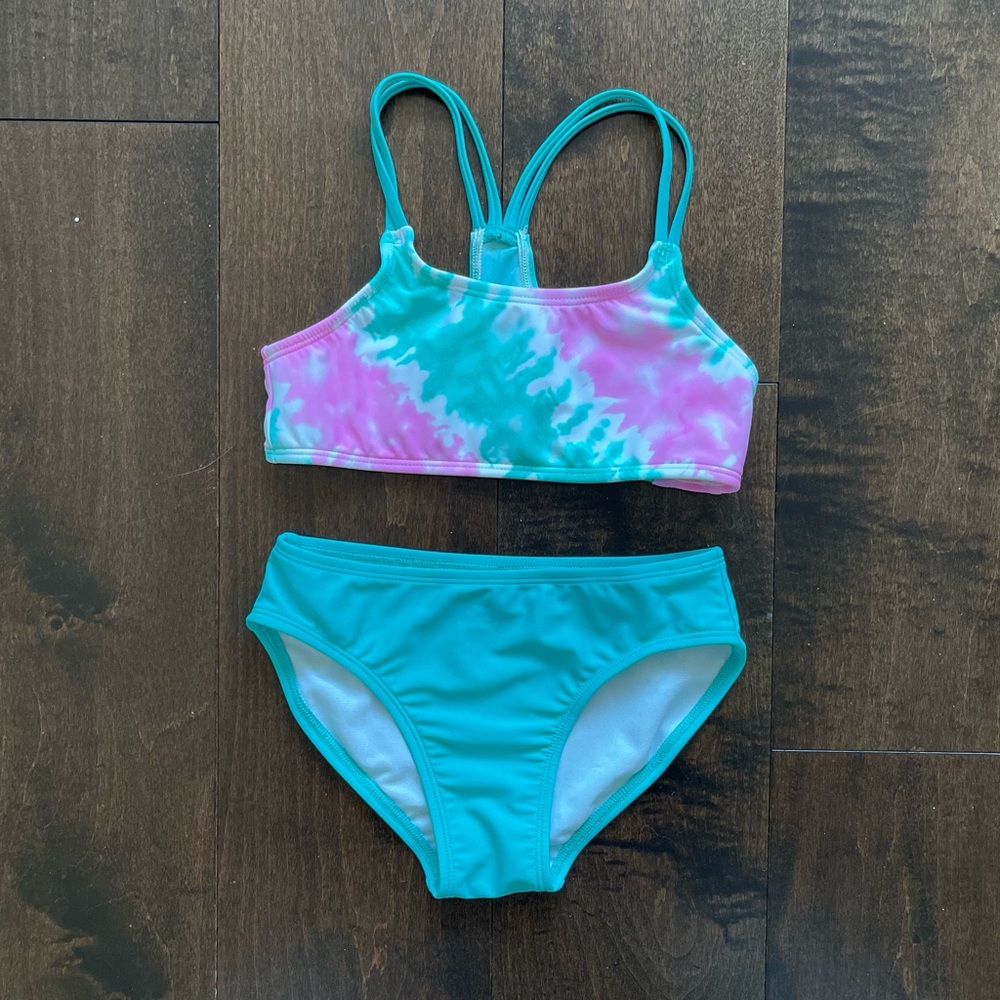 Girls Glitter Beach 2 piece swimsuit